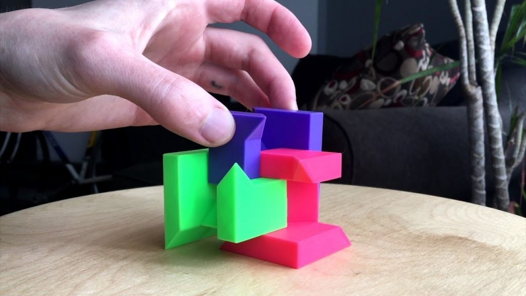3D Printed Puzzle Cube Demonstration Youtube 3D Printable 