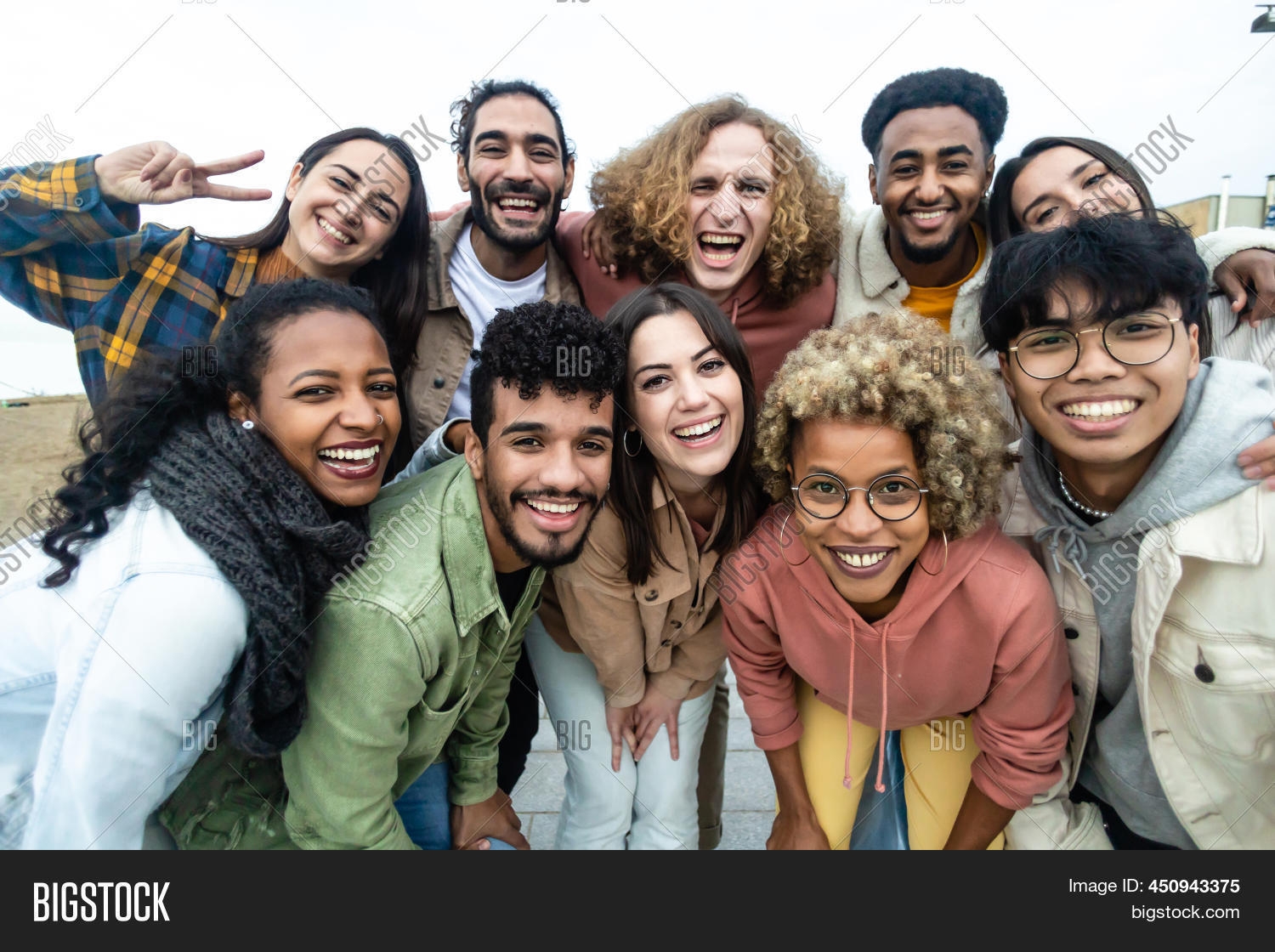 Happy Group Image Photo Free Trial Bigstock