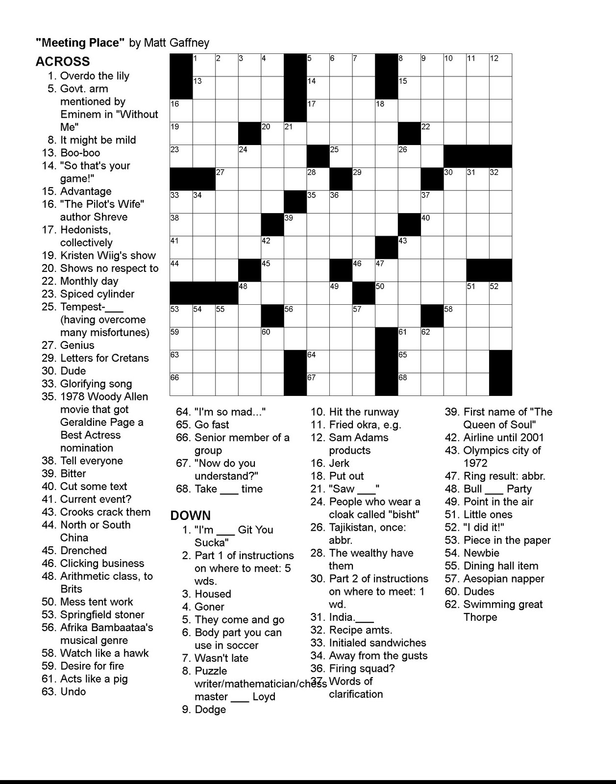 How I Mastered The Saturday Nyt Crossword Puzzle In 31 Days Los 
